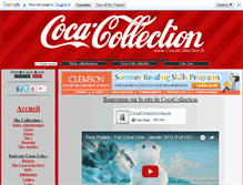 Tablet Screenshot of cocacollection.fr